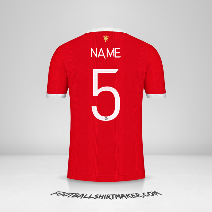 Trikot Manchester United Cup 2021/2022 -  name - 5