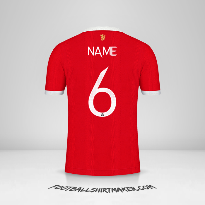 Trikot Manchester United Cup 2021/2022 -  name - 6