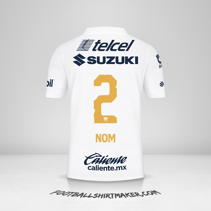 Maillot Pumas UNAM 2021/2022 -  nom - 2