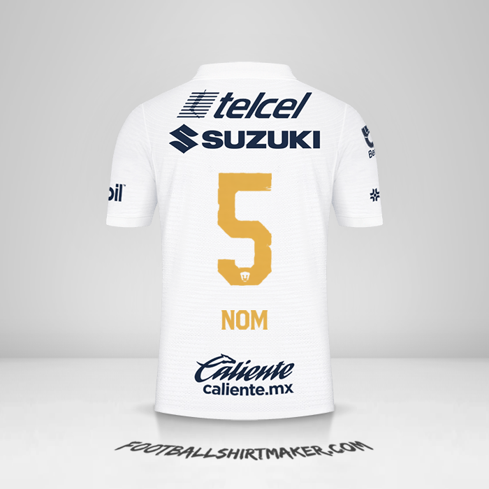 Maillot Pumas UNAM 2021/2022 -  nom - 5