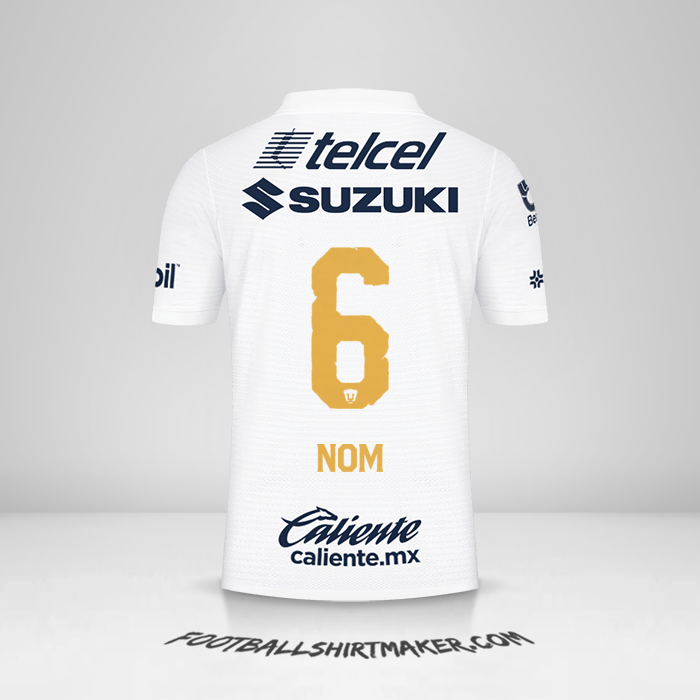 Maillot Pumas UNAM 2021/2022 -  nom - 6