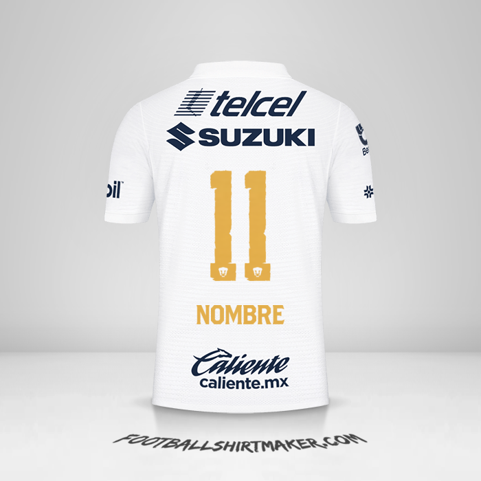 Jersey Pumas UNAM 2021/2022 -  nombre - 11