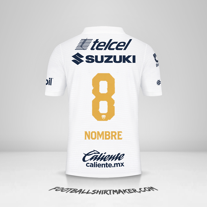 Jersey Pumas UNAM 2021/2022 -  nombre - 8