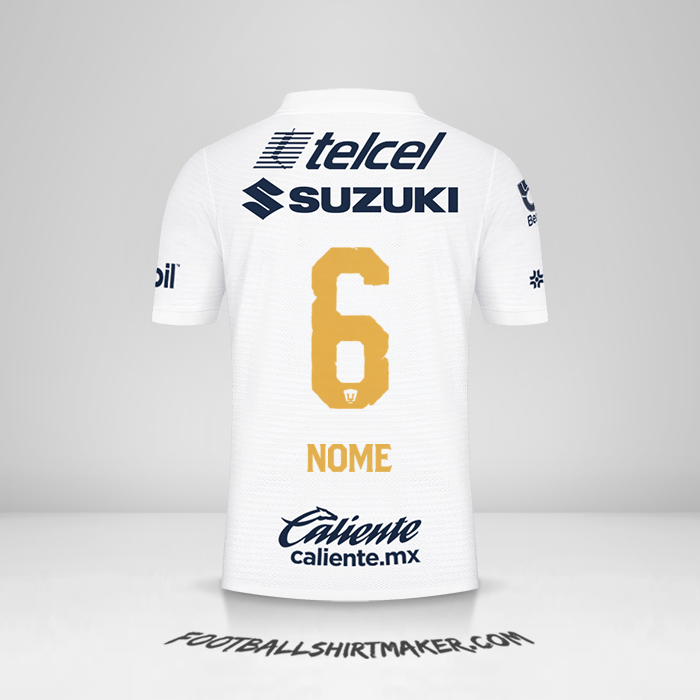 Camisola Pumas UNAM 2021/2022 -  nome - 6