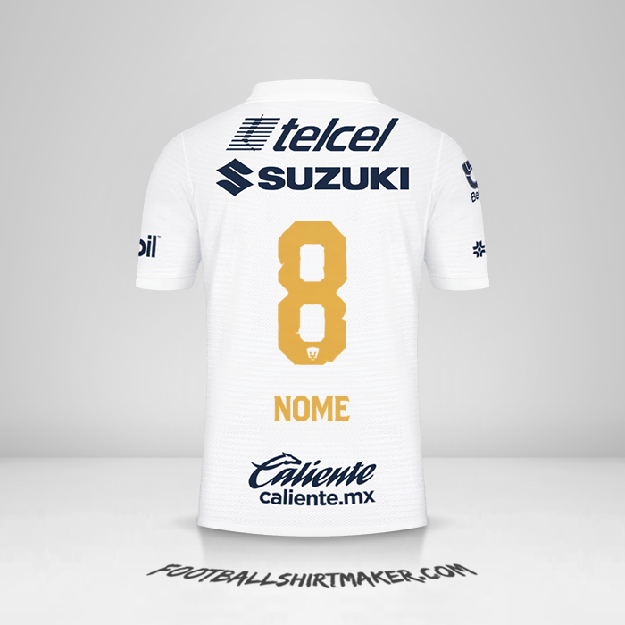 Camisola Pumas UNAM 2021/2022 -  nome - 8