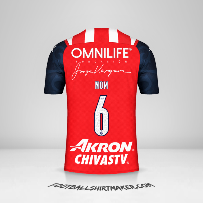 Maillot Guadalajara 2021/2022 -  nom - 6