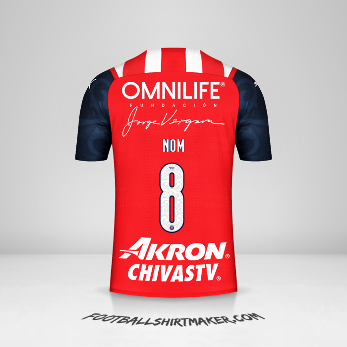 Maillot Guadalajara 2021/2022 -  nom - 8