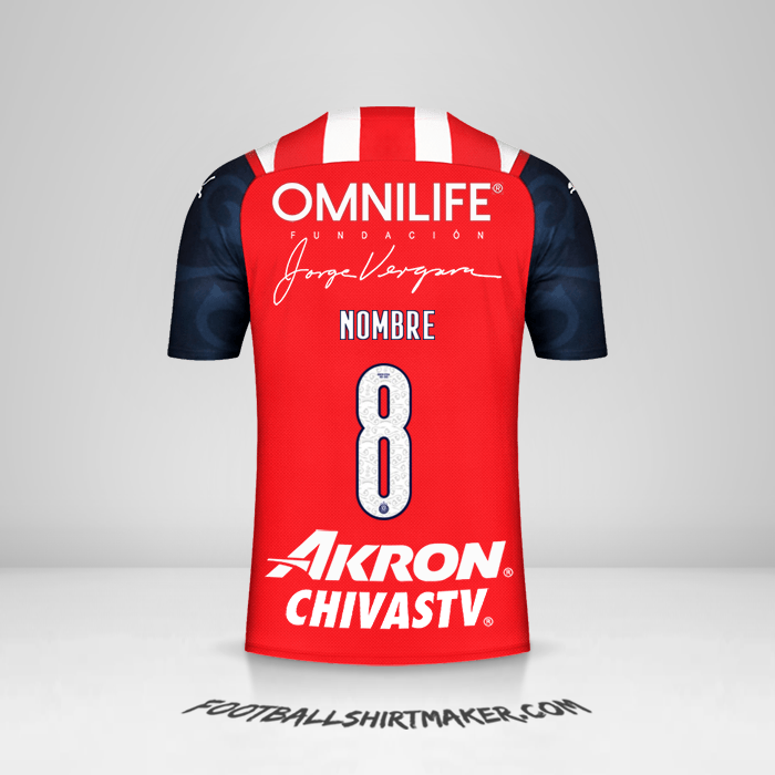 Camiseta Guadalajara 2021/2022 -  nombre - 8