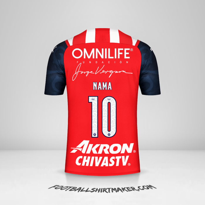 Jersey Guadalajara 2021/2022 -  nama - 10