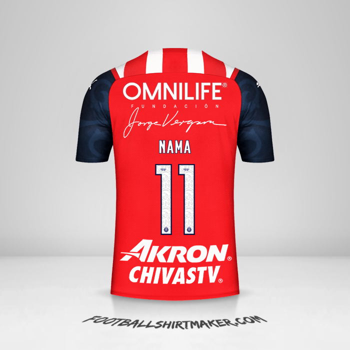 Jersey Guadalajara 2021/2022 -  nama - 11