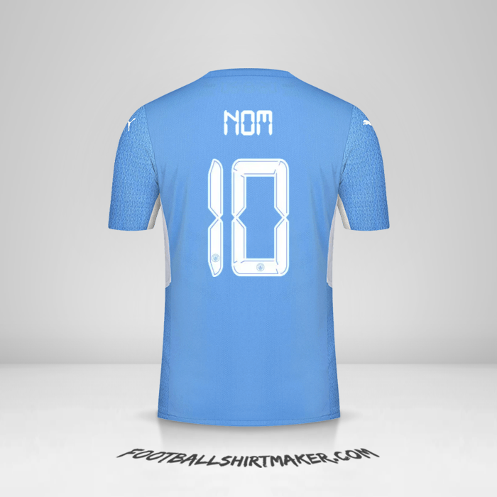 Maillot Manchester City Cup 2021/2022 -  nom - 10