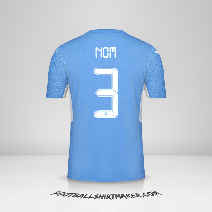 Maillot Manchester City Cup 2021/2022 -  nom - 3