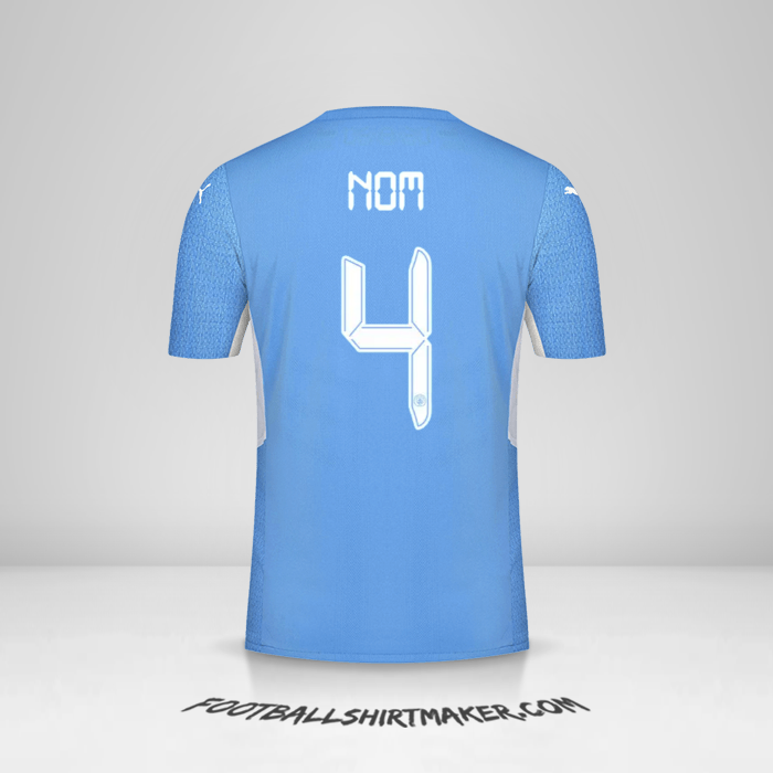 Maillot Manchester City Cup 2021/2022 -  nom - 4