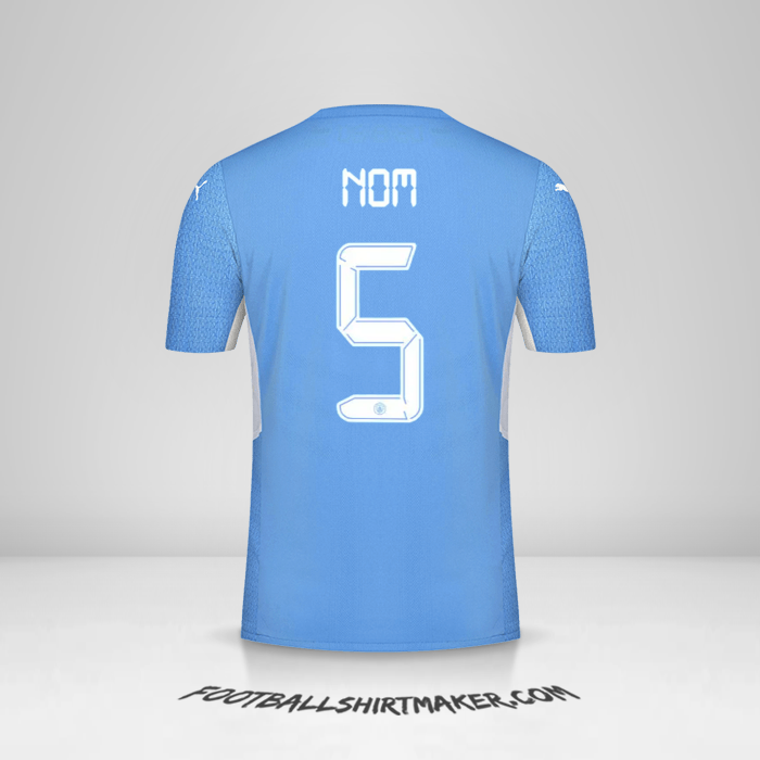 Maillot Manchester City Cup 2021/2022 -  nom - 5