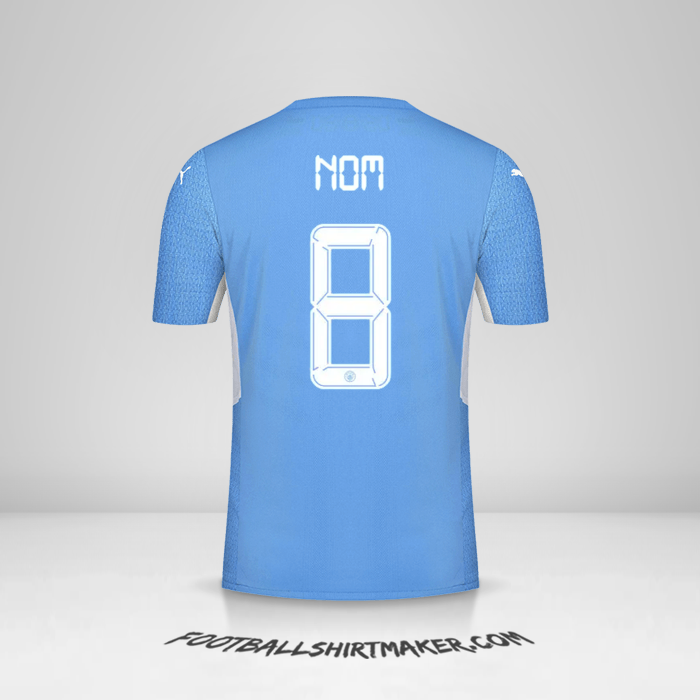 Maillot Manchester City Cup 2021/2022 -  nom - 8