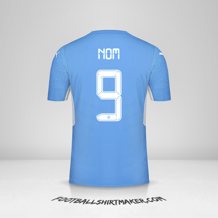 Maillot Manchester City Cup 2021/2022 -  nom - 9