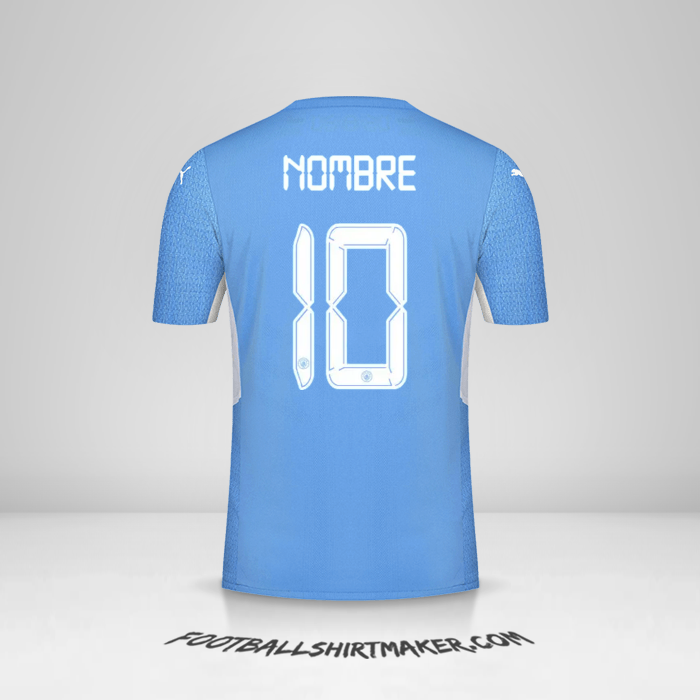 Jersey Manchester City Cup 2021/2022 -  nombre - 10