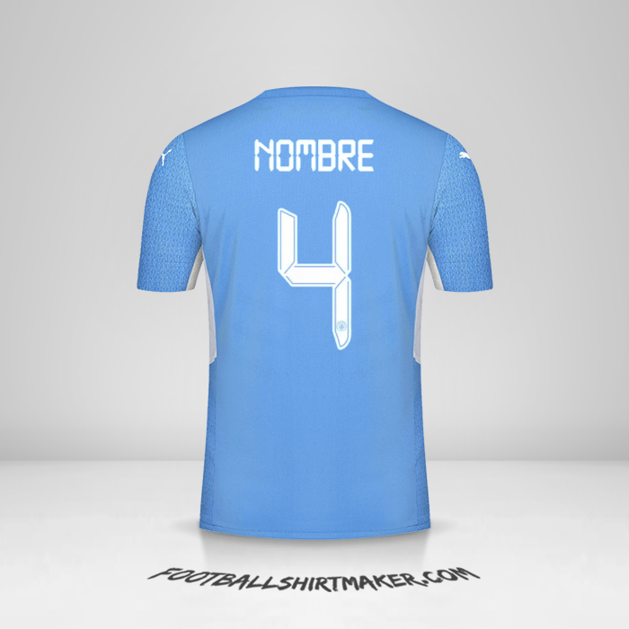 Jersey Manchester City Cup 2021/2022 -  nombre - 4