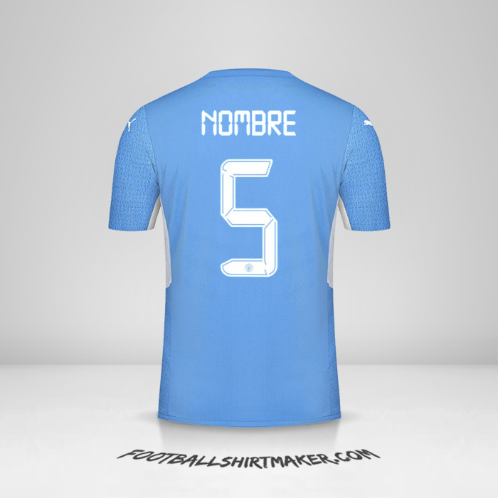 Camiseta Manchester City Cup 2021/2022 -  nombre - 5