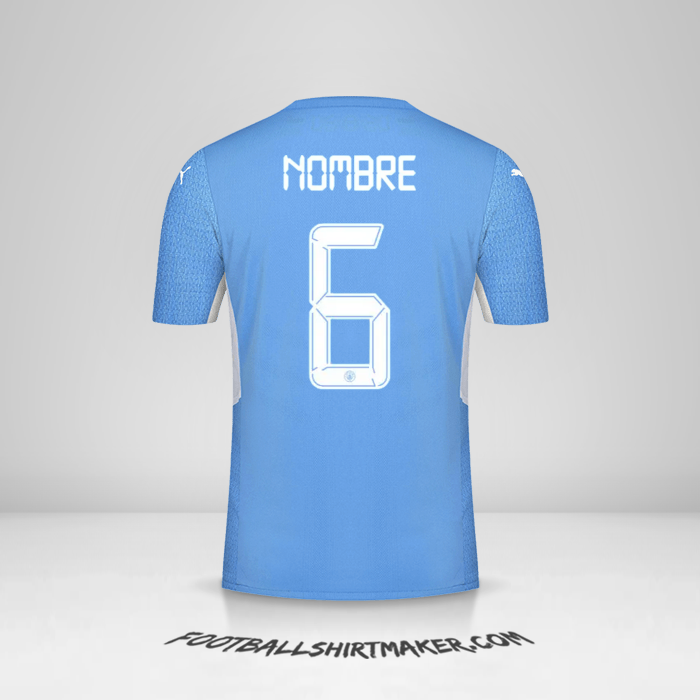 Camiseta Manchester City Cup 2021/2022 -  nombre - 6