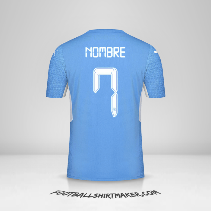 Jersey Manchester City Cup 2021/2022 -  nombre - 7