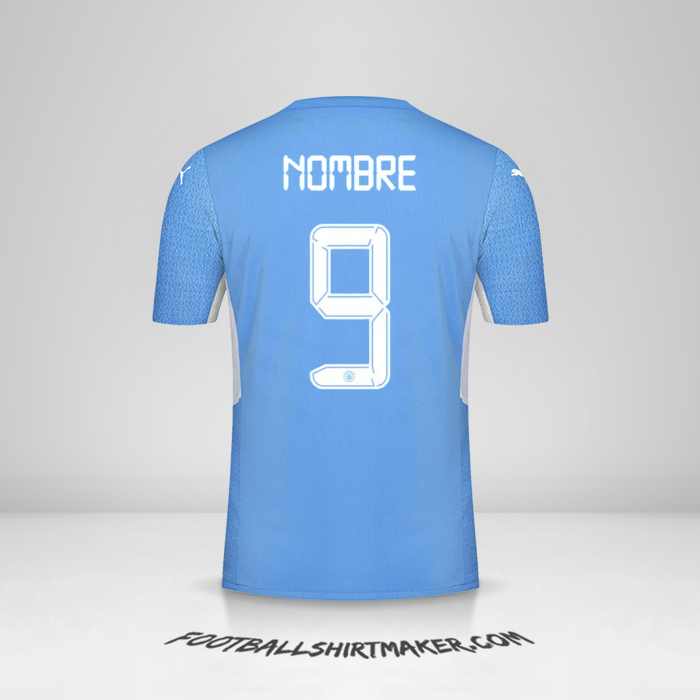 Jersey Manchester City Cup 2021/2022 -  nombre - 9