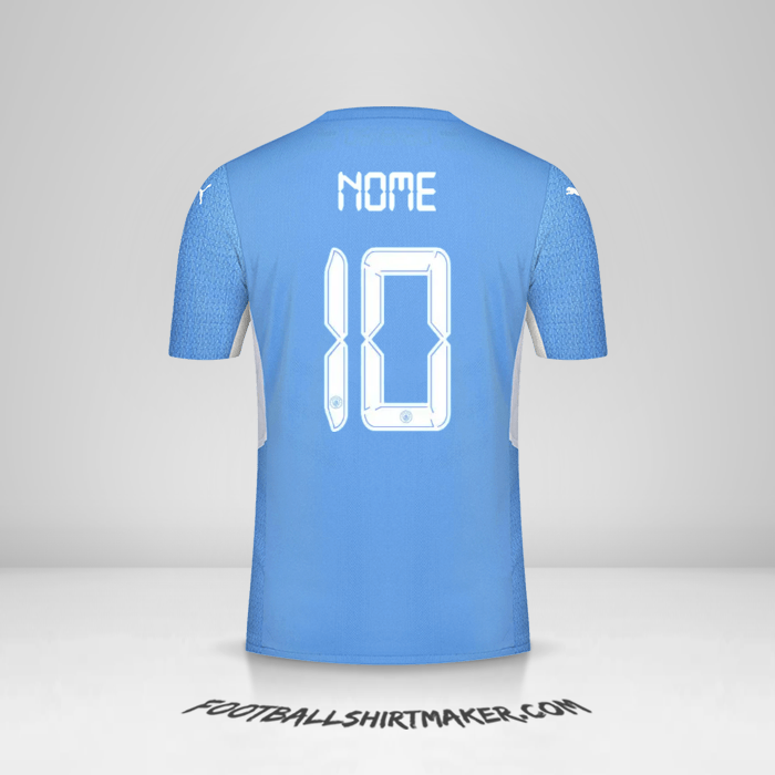 Camisa Manchester City Cup 2021/2022 -  nome - 10
