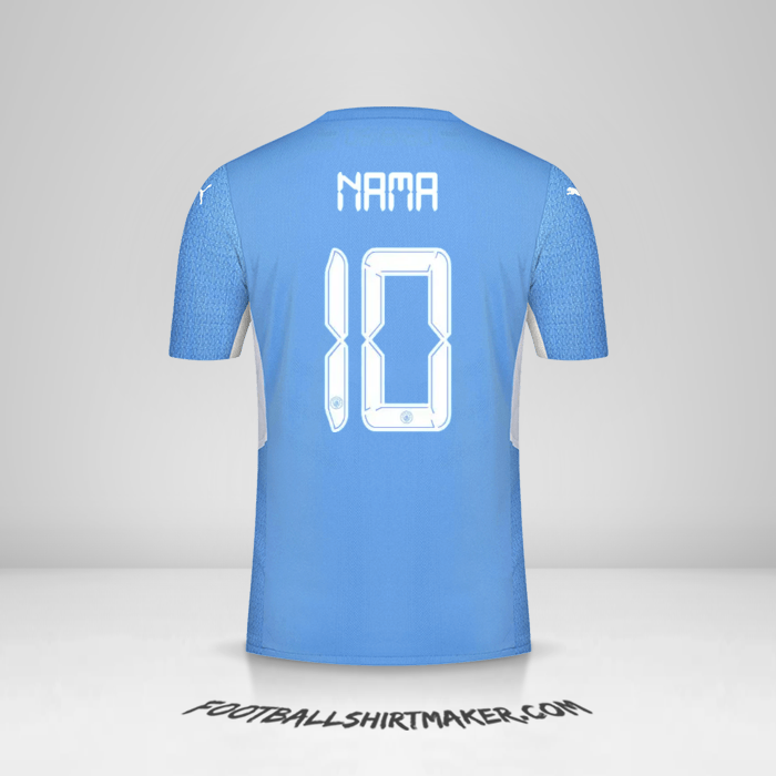 Jersey Manchester City Cup 2021/2022 -  nama - 10