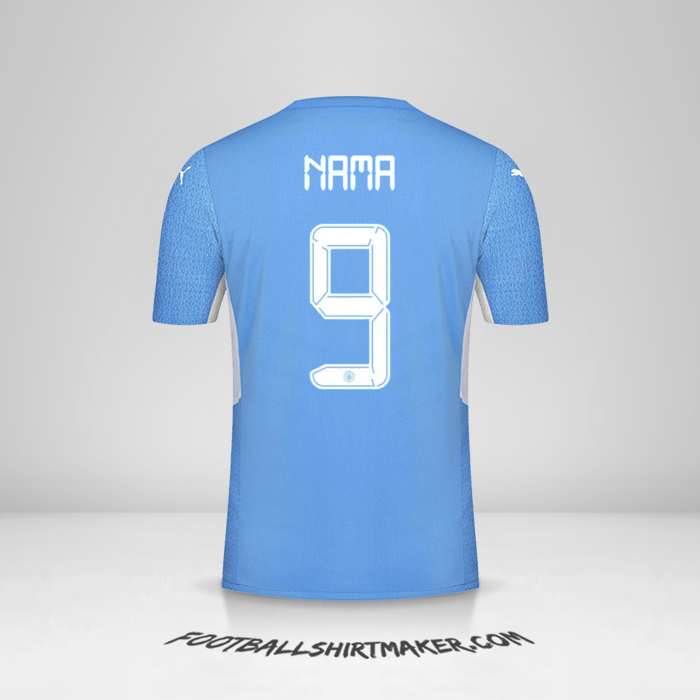 Jersey Manchester City Cup 2021/2022 -  nama - 9