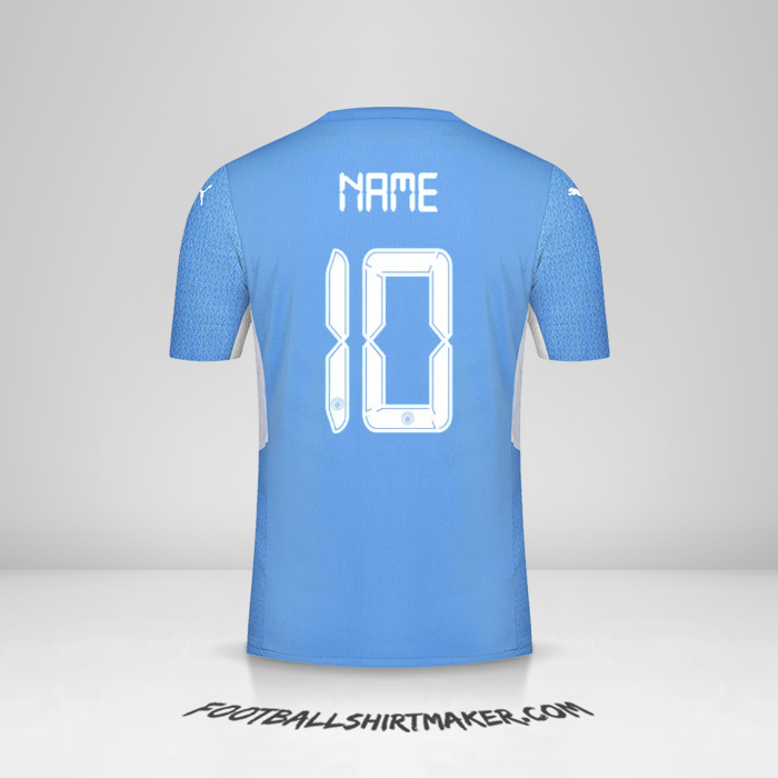 Shirt Manchester City Cup 2021/2022 -  name - 10