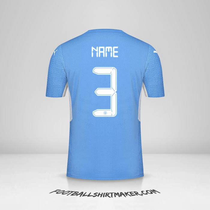Shirt Manchester City Cup 2021/2022 -  name - 3