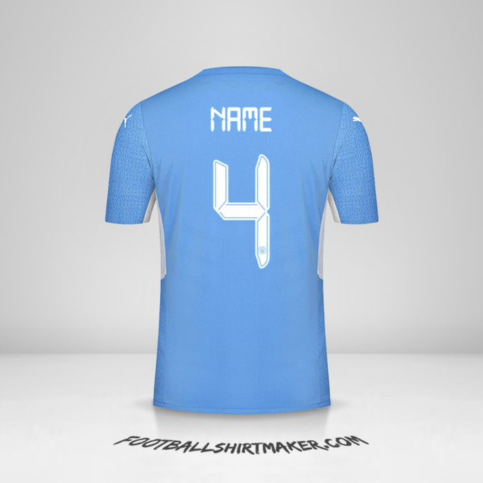 Trikot Manchester City Cup 2021/2022 -  name - 4