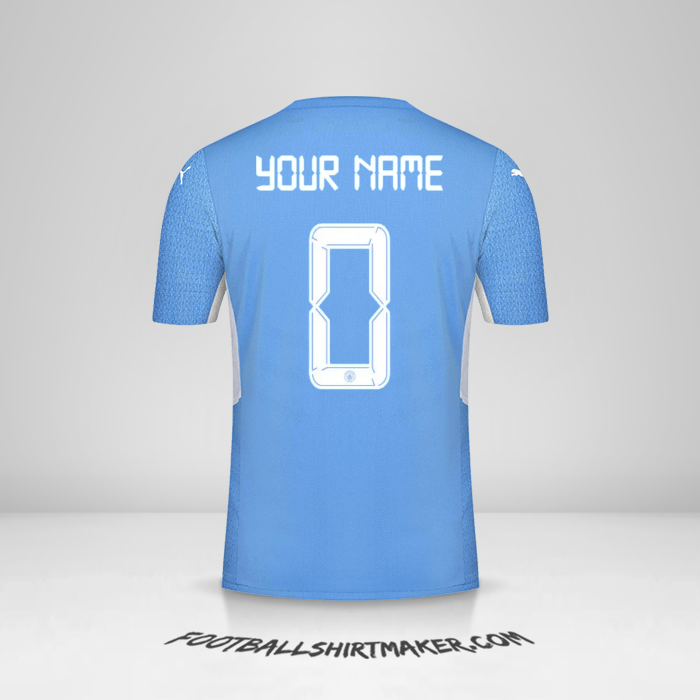 Jersey Manchester City Cup 2021/2022 -  your name - 0