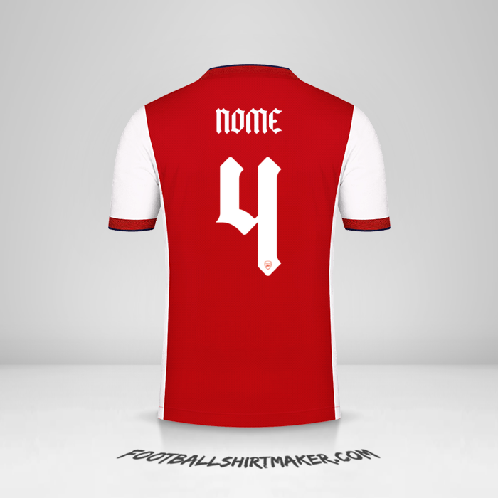 Maglia Arsenal Cup 2021/2022 -  nome - 4
