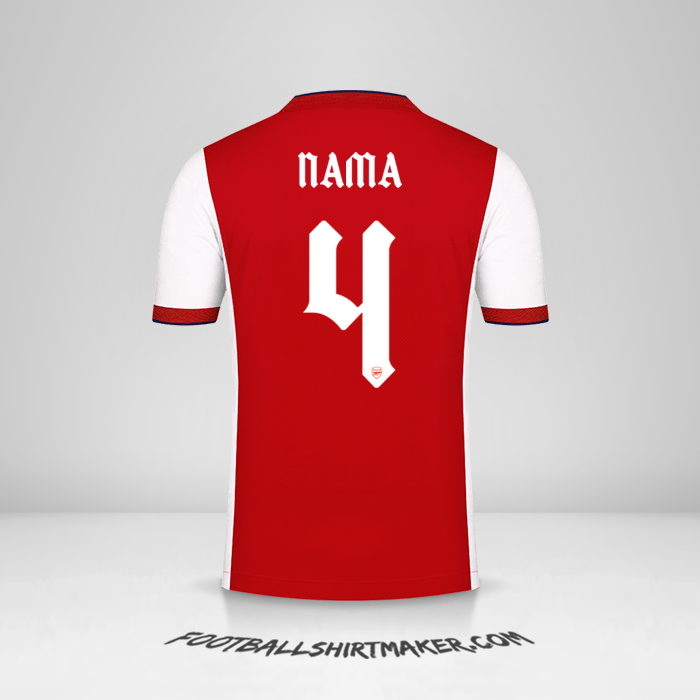 Jersey Arsenal Cup 2021/2022 -  nama - 4