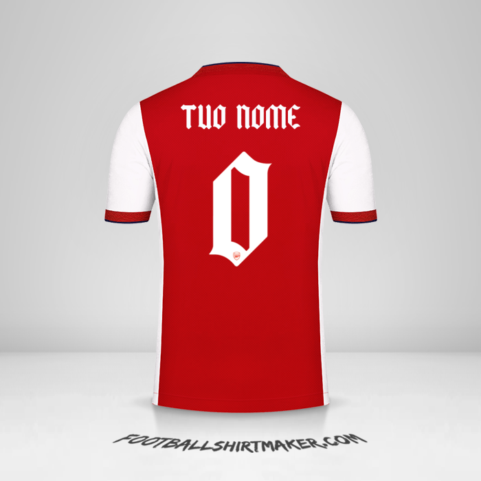 Maglia Arsenal Cup 2021/2022 -  tuo nome - 0
