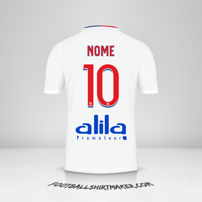 Maglia Olympique Lyon 2021/2022 -  nome - 10
