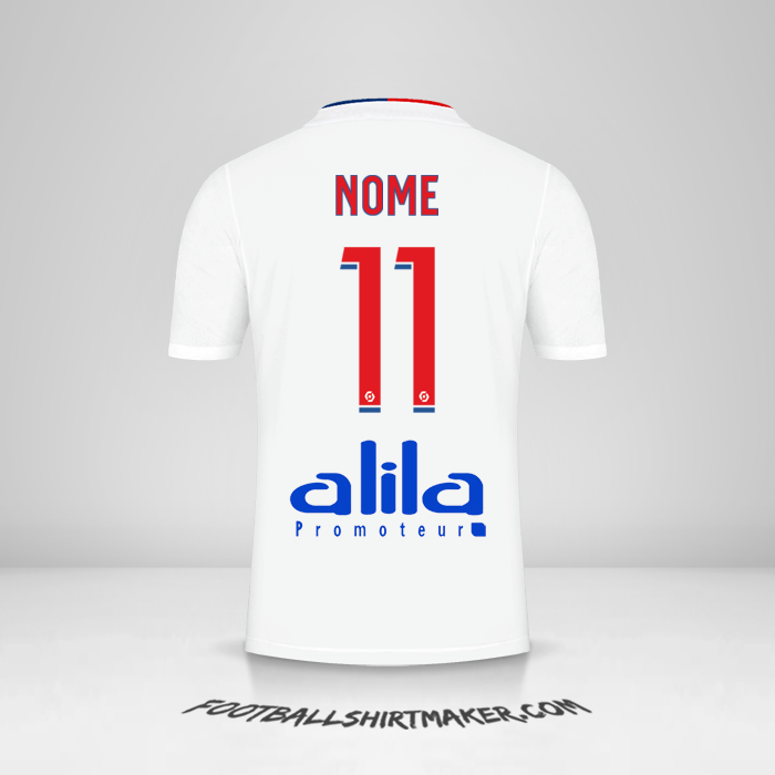 Maglia Olympique Lyon 2021/2022 -  nome - 11