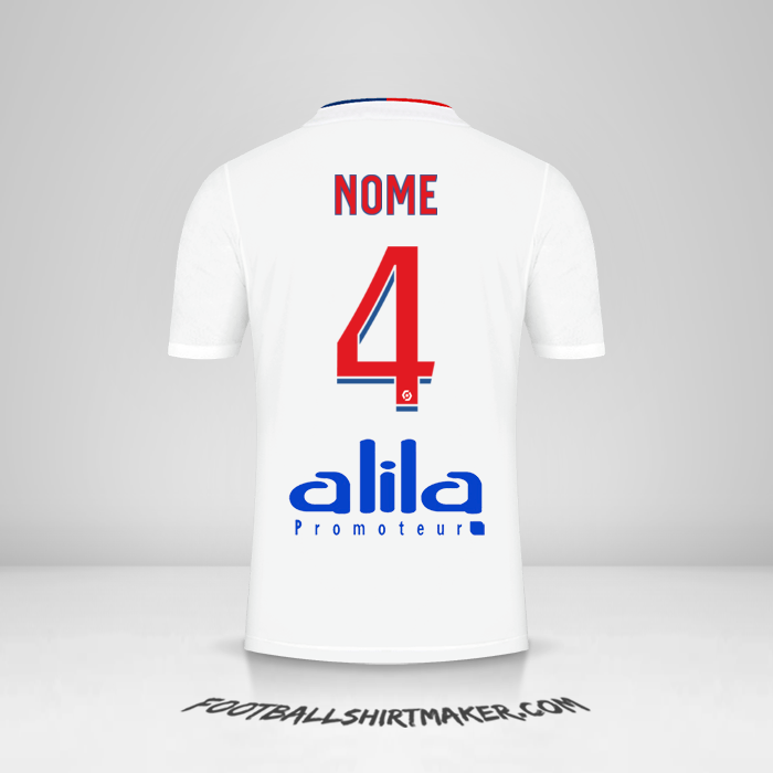 Camisola Olympique Lyon 2021/2022 -  nome - 4