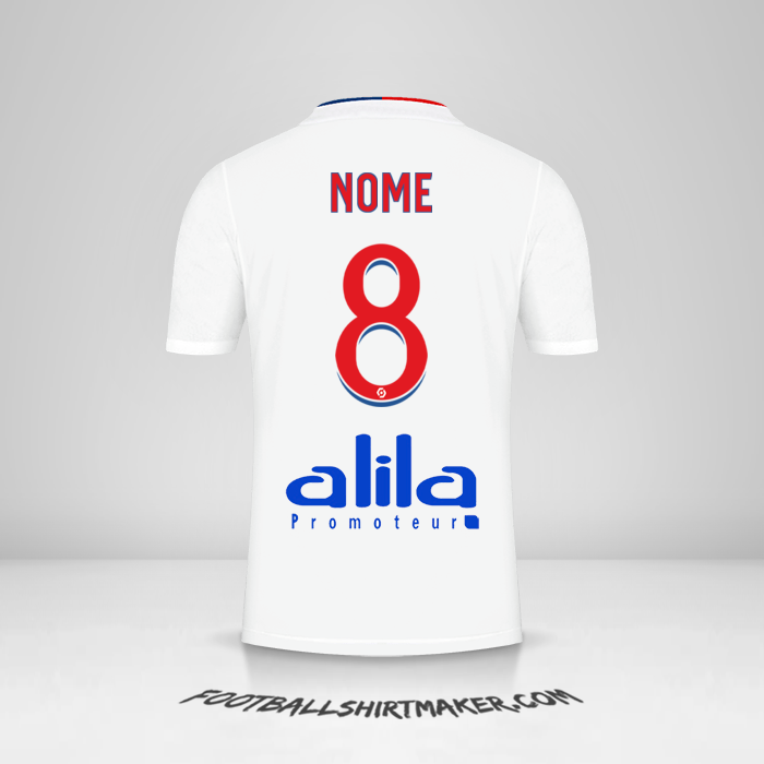 Maglia Olympique Lyon 2021/2022 -  nome - 8
