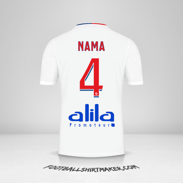 Jersey Olympique Lyon 2021/2022 -  nama - 4