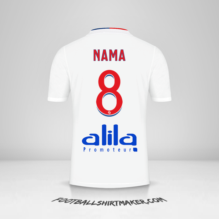 Jersey Olympique Lyon 2021/2022 -  nama - 8