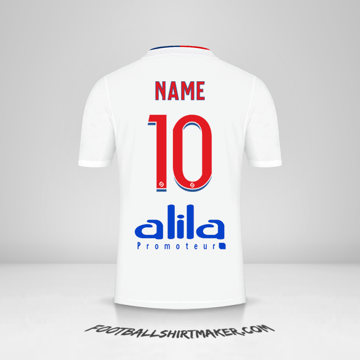 Jersey Olympique Lyon 2021/2022 -  name - 10