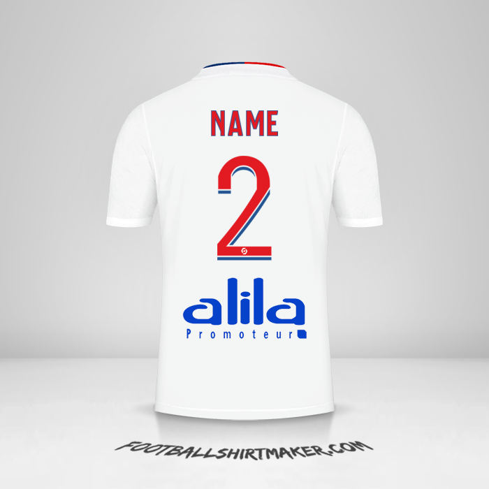 Shirt Olympique Lyon 2021/2022 -  name - 2