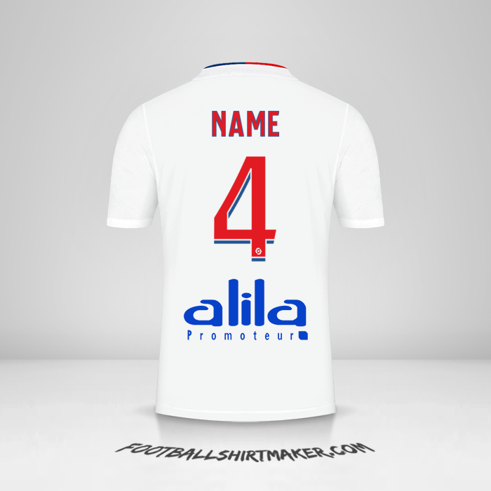 Trikot Olympique Lyon 2021/2022 -  name - 4