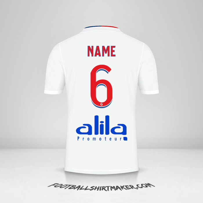Trikot Olympique Lyon 2021/2022 -  name - 6