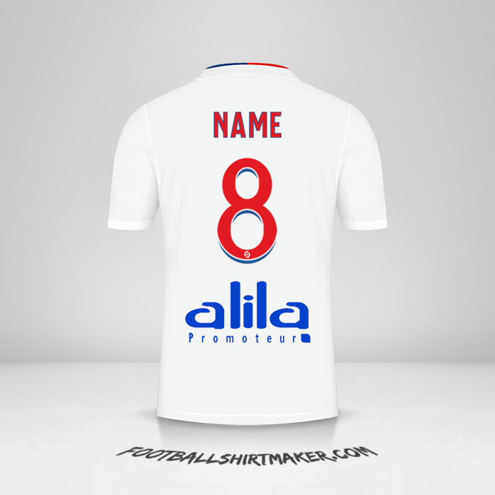 Jersey Olympique Lyon 2021/2022 -  name - 8