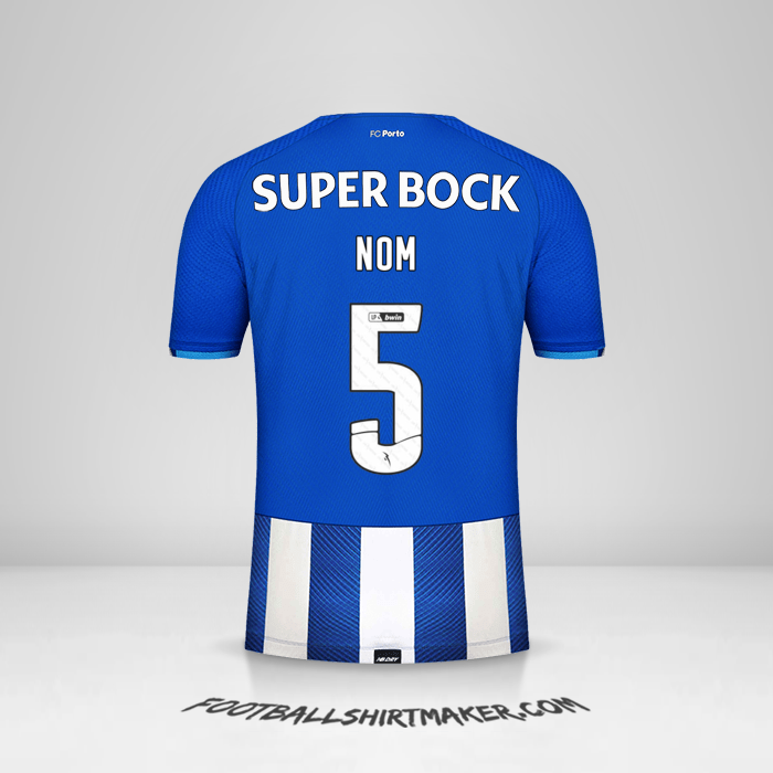 Maillot FC Porto 2021/2022 -  nom - 5