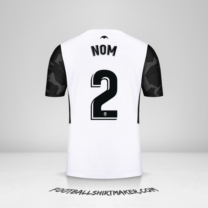 Maillot Valencia CF 2021/2022 -  nom - 2