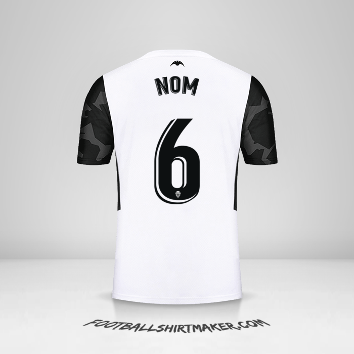 Maillot Valencia CF 2021/2022 -  nom - 6